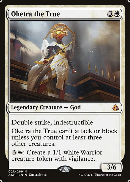 Oketra the True - Amonkhet Magic: The Gathering trading card
