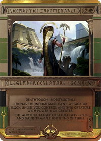 Rhonas the Indomitable - Masterpiece Series: Amonkhet Invocations (MPS2) #28 - Mythic Magic: The Gathering Trading Card