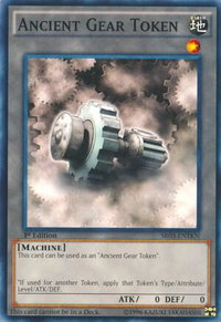 Token: Ancient Gear - Structure Deck: Machine Reactor (SR03) #SR03-ENTKN - Common / Short Print YuGiOh Trading Card