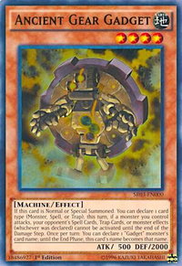 Ancient Gear Gadget - Structure Deck: Machine Reactor (SR03) #SR03-EN000 - Ultra Rare YuGiOh Trading Card