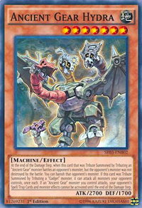 Ancient Gear Hydra - Structure Deck: Machine Reactor (SR03) #SR03-EN002 - Super Rare YuGiOh Trading Card