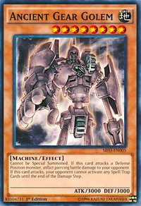 Ancient Gear Golem - Structure Deck: Machine Reactor (SR03) #SR03-EN005 - Common / Short Print YuGiOh Trading Card