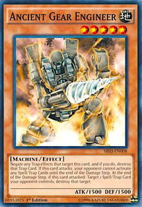 Ancient Gear Engineer - Structure Deck: Machine Reactor (SR03) #SR03-EN008 - Common / Short Print YuGiOh Trading Card
