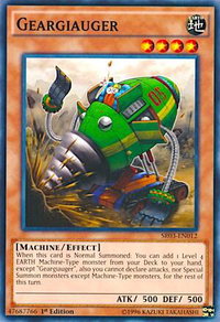 Geargiauger - Structure Deck: Machine Reactor (SR03) #SR03-EN012 - Common / Short Print YuGiOh Trading Card