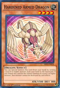 Hardened Armed Dragon - Structure Deck: Machine Reactor (SR03) #SR03-EN018 - Common / Short Print YuGiOh Trading Card