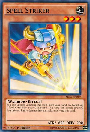 Spell Striker trading card from Structure Deck: Machine Reactor Spell Striker - Structure Deck: Machine Reactor YuGiOh trading card