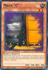 Maxx "C" - Structure Deck: Machine Reactor (SR03) #SR03-EN020 - Common / Short Print YuGiOh Trading Card