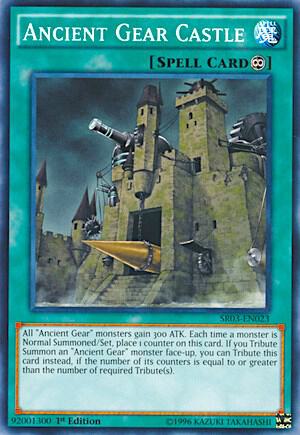 Ancient Gear Castle trading card from Structure Deck: Machine Reactor Ancient Gear Castle - Structure Deck: Machine Reactor YuGiOh trading card