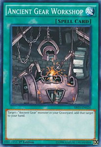 Ancient Gear Workshop - Structure Deck: Machine Reactor (SR03) #SR03-EN024 - Common / Short Print YuGiOh Trading Card