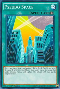 Pseudo Space - Structure Deck: Machine Reactor (SR03) #SR03-EN027 - Common / Short Print YuGiOh Trading Card