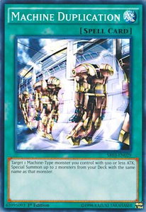 Machine Duplication - Structure Deck: Machine Reactor (SR03) #SR03-EN029 - Common / Short Print YuGiOh Trading Card