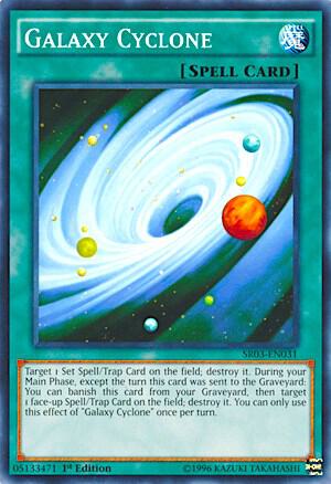 Galaxy Cyclone trading card from Structure Deck: Machine Reactor Galaxy Cyclone - Structure Deck: Machine Reactor YuGiOh trading card
