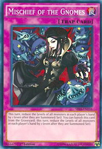 Mischief of the Gnomes - Structure Deck: Machine Reactor (SR03) #SR03-EN034 - Common / Short Print YuGiOh Trading Card
