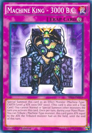 Machine King - 3000 B.C. trading card from Structure Deck: Machine Reactor Machine King - 3000 B.C. - Structure Deck: Machine Reactor YuGiOh trading card
