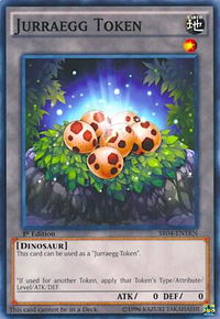 Token: Jurraegg - Structure Deck: Dinosmasher's Fury (SR04) #SR04-ENTKN - Common / Short Print YuGiOh Trading Card