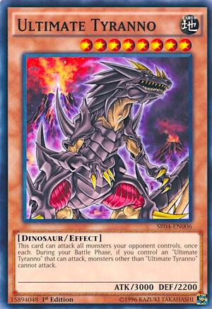 Ultimate Tyranno - Structure Deck: Dinosmasher's Fury YuGiOh trading card