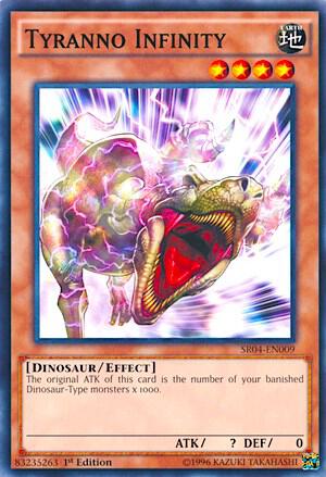 Tyranno Infinity - Structure Deck: Dinosmasher's Fury YuGiOh trading card