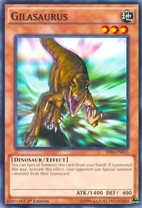 Gilasaurus - Structure Deck: Dinosmasher's Fury (SR04) #SR04-EN012 - Common / Short Print YuGiOh Trading Card