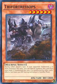 Trifortressops - Structure Deck: Dinosmasher's Fury (SR04) #SR04-EN017 - Common / Short Print YuGiOh Trading Card