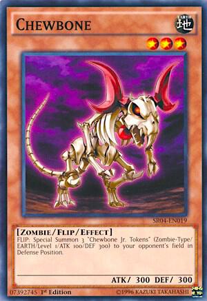 Chewbone trading card from Structure Deck: Dinosmasher's Fury Chewbone - Structure Deck: Dinosmasher's Fury YuGiOh trading card