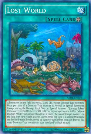 Lost World trading card from Structure Deck: Dinosmasher's Fury Lost World - Structure Deck: Dinosmasher's Fury YuGiOh trading card