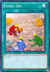 Fossil Dig - Structure Deck: Dinosmasher's Fury (SR04) #SR04-EN022 - Common / Short Print YuGiOh Trading Card