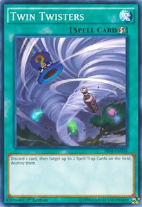 Twin Twisters - Structure Deck: Dinosmasher's Fury (SR04) #SR04-EN024 - Common / Short Print YuGiOh Trading Card