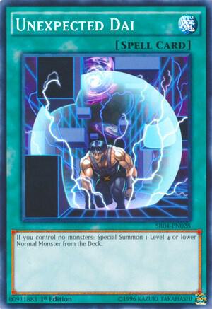 Unexpected Dai trading card from Structure Deck: Dinosmasher's Fury Unexpected Dai - Structure Deck: Dinosmasher's Fury YuGiOh trading card