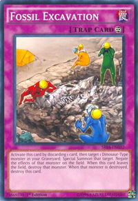 Fossil Excavation - Structure Deck: Dinosmasher's Fury (SR04) #SR04-EN032 - Common / Short Print YuGiOh Trading Card