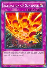 Extinction on Schedule - Structure Deck: Dinosmasher's Fury (SR04) #SR04-EN033 - Common / Short Print YuGiOh Trading Card