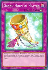 Grand Horn of Heaven - Structure Deck: Dinosmasher's Fury (SR04) #SR04-EN037 - Common / Short Print YuGiOh Trading Card