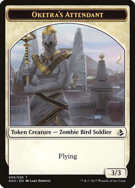 Oketra's Attendant Token - Amonkhet Magic: The Gathering trading card