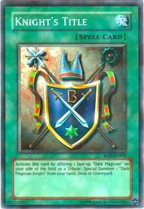 Knight's Title (Reshef of Destruction) (Super Rare) - Yu-Gi-Oh! Video Game Promotional Cards (VDP) #ROD-EN002 - Super Rare YuGiOh Trading Card