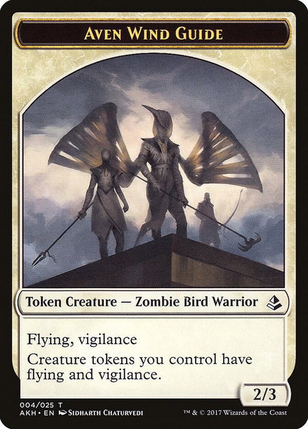 Aven Wind Guide Token - Amonkhet Magic: The Gathering trading card