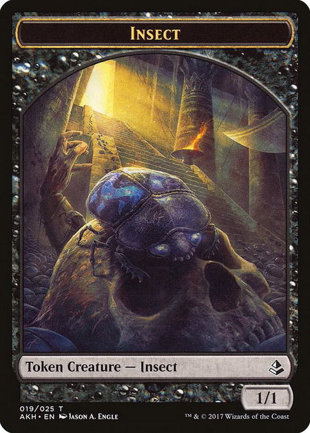 Insect Token - Amonkhet Magic: The Gathering trading card