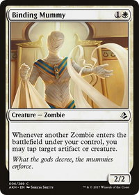 Binding Mummy - Amonkhet (AKH) #6 - Common Magic: The Gathering Trading Card