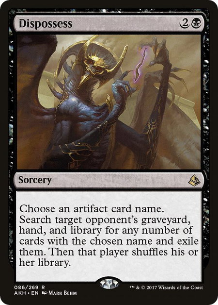 Dispossess - Amonkhet Magic: The Gathering trading card