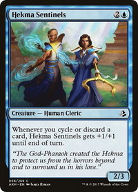 Hekma Sentinels - Amonkhet (AKH) #56 - Common Magic: The Gathering Trading Card