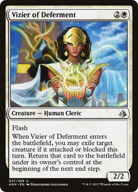 Vizier of Deferment - Amonkhet (AKH) #37 - Uncommon Magic: The Gathering Trading Card