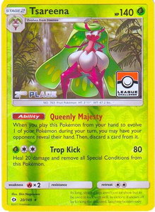 Tsareena - 20/149 (League Challenge) [2nd Place] - League & Championship Cards (PR) #020/149 - Promo Pokémon Trading Card