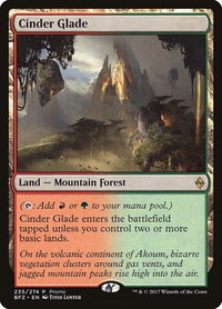 Cinder Glade - Standard Showdown Promos (SSP) #235 - Promo Magic: The Gathering Trading Card