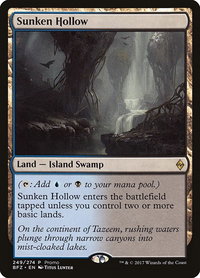 Sunken Hollow - Standard Showdown Promos (SSP) #249 - Promo Magic: The Gathering Trading Card