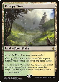 Canopy Vista - Standard Showdown Promos (SSP) #234 - Promo Magic: The Gathering Trading Card