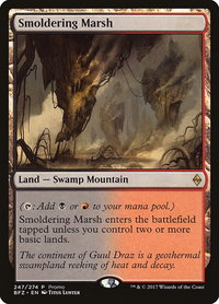 Smoldering Marsh - Standard Showdown Promos (SSP) #247 - Promo Magic: The Gathering Trading Card