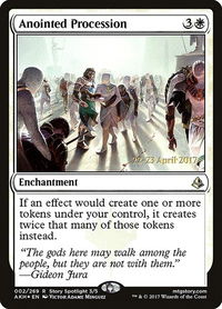 Anointed Procession - Prerelease Cards (PRE) #2s - Rare Magic: The Gathering Trading Card