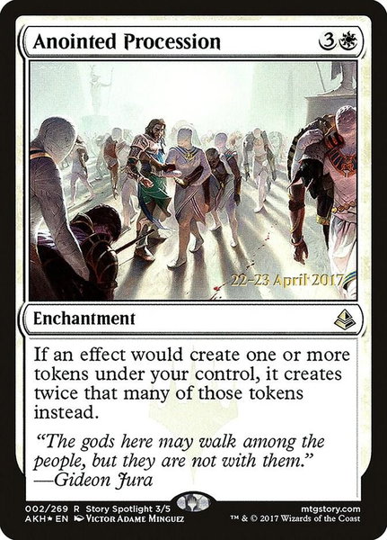 Anointed Procession - Prerelease Cards Magic: The Gathering trading card