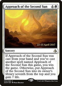 Approach of the Second Sun - Prerelease Cards (PRE) #4s - Rare Magic: The Gathering Trading Card