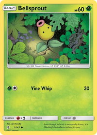 Bellsprout - SM - Guardians Rising (SM02) #1/145 - Common Pokémon Trading Card