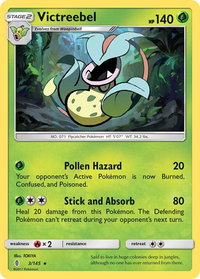 Victreebel - SM - Guardians Rising (SM02) #3/145 - Rare Pokémon Trading Card