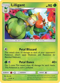 Lilligant - SM - Guardians Rising (SM02) #5/145 - Rare Pokémon Trading Card